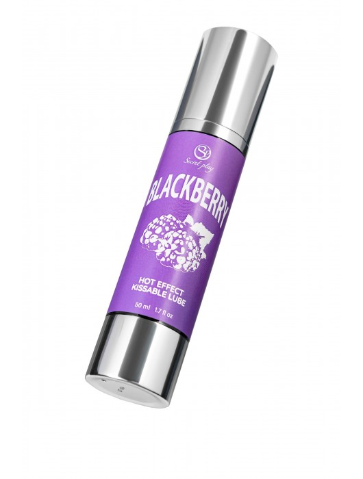 Массажное масло 2-в-1 Blackberry Hot Effect с разогревающим эффектом и вкусом ежевики - 50 мл. - Secret Play - купить с доставкой в Муроме