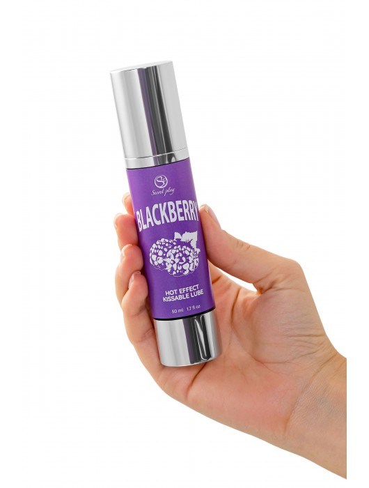 Массажное масло 2-в-1 Blackberry Hot Effect с разогревающим эффектом и вкусом ежевики - 50 мл. - Secret Play - купить с доставкой в Муроме
