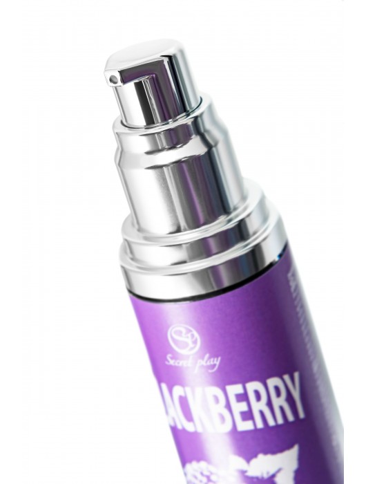 Массажное масло 2-в-1 Blackberry Hot Effect с разогревающим эффектом и вкусом ежевики - 50 мл. - Secret Play - купить с доставкой в Муроме