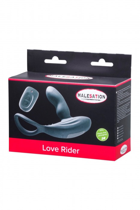Стимулятор простаты с эрекционным кольцом Love Rider - MALESATION - в Муроме купить с доставкой