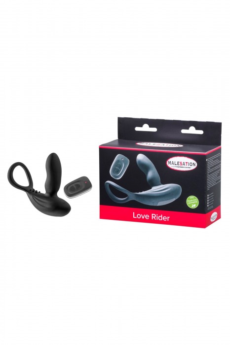 Стимулятор простаты с эрекционным кольцом Love Rider - MALESATION - в Муроме купить с доставкой