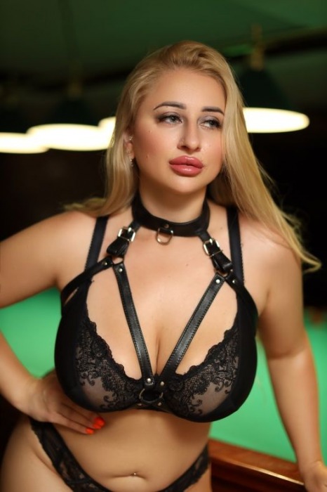 Черная кожаная сбруя с ошейником plus size из нежной кожи - БДСМ Арсенал - купить с доставкой в Муроме