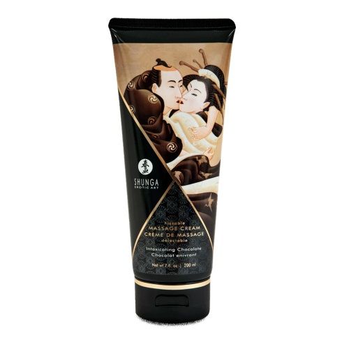 Массажный крем для тела с ароматом шоколада Intoxicating Chocolate - 200 мл. - Shunga - купить с доставкой в Муроме