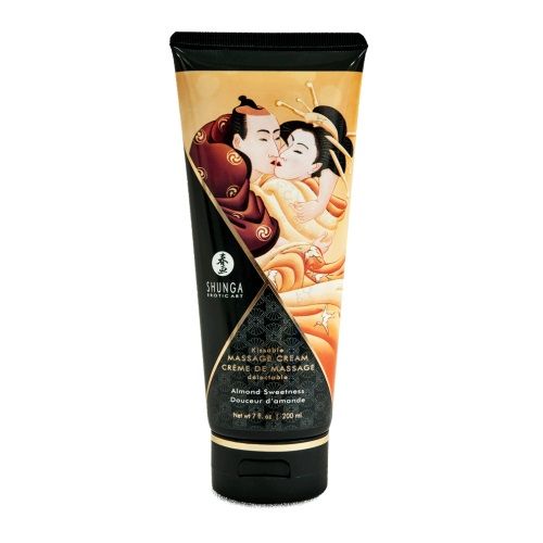 Массажный крем для тела с ароматом миндаля Almond Sweetness - 200 мл. - Shunga - купить с доставкой в Муроме