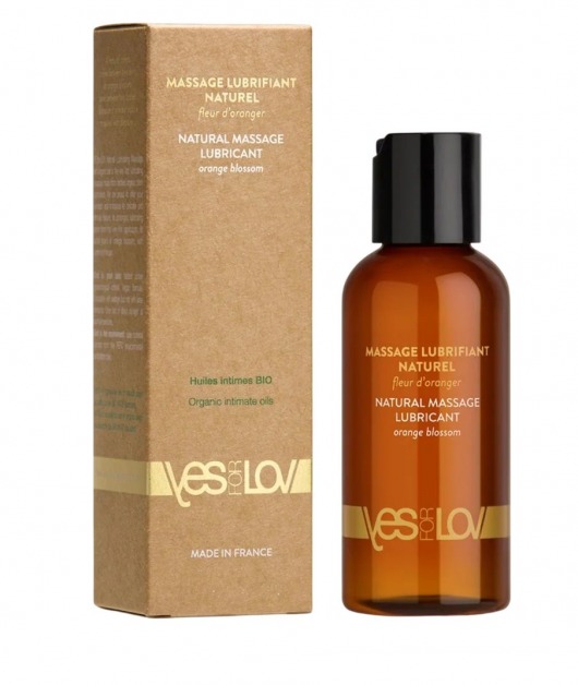 Натуральная массажная смазка Natural Lubricant Orange Blossom - 100 мл. - YESforLOV - купить с доставкой в Муроме