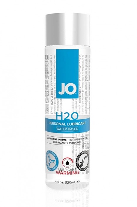 Возбуждающий лубрикант на водной основе JO Personal Lubricant H2O Warming - 120 мл. - System JO - купить с доставкой в Муроме