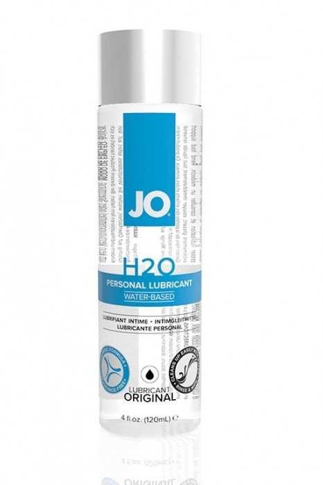 Нейтральный лубрикант на водной основе JO Personal Lubricant H2O - 120 мл. - System JO - купить с доставкой в Муроме