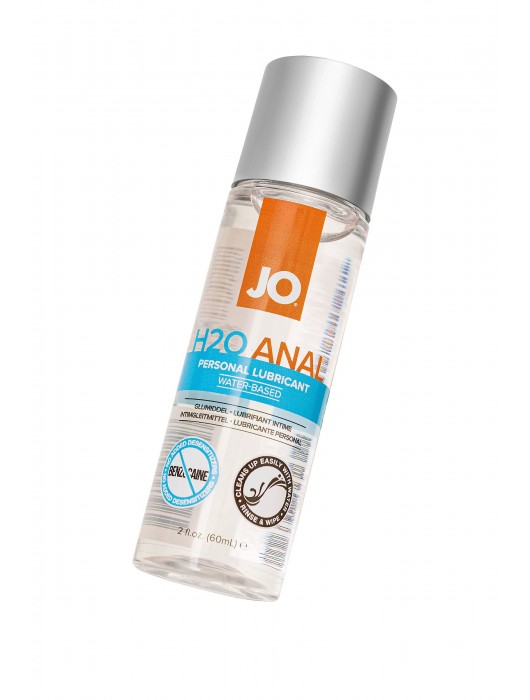 Анальный лубрикант на водной основе JO Anal H2O - 60 мл. - System JO - купить с доставкой в Муроме