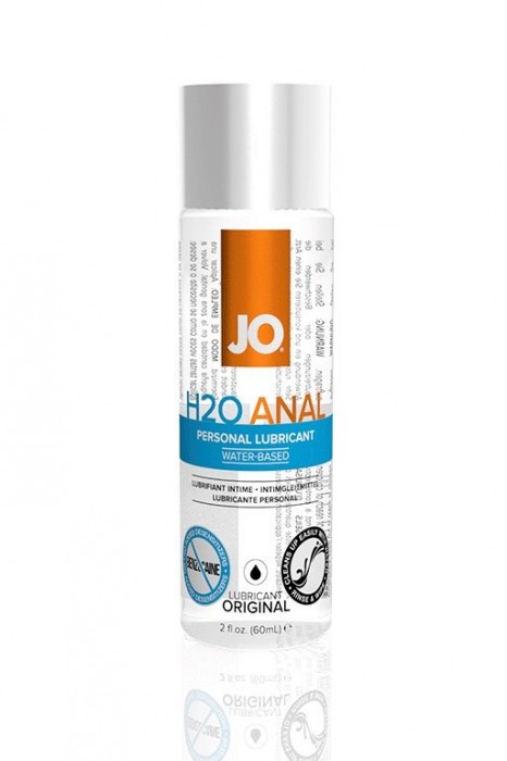 Анальный лубрикант на водной основе JO Anal H2O - 60 мл. - System JO - купить с доставкой в Муроме