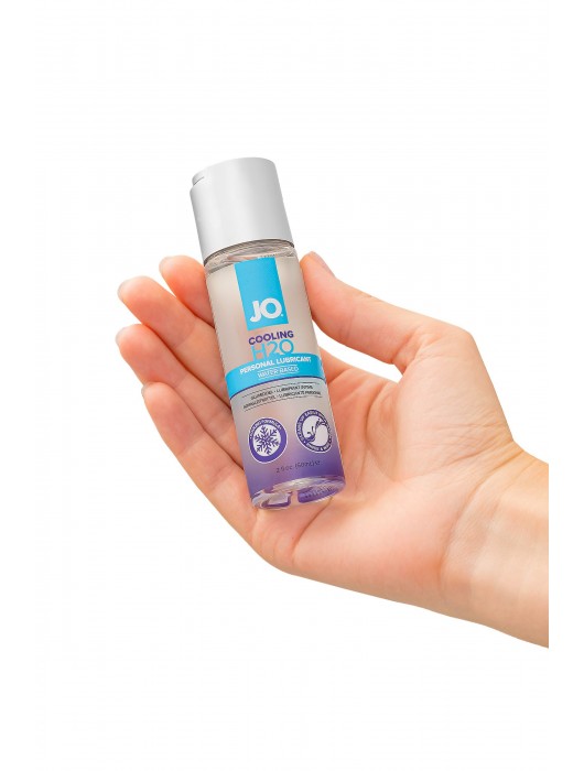 Охлаждающий лубрикант на водной основе JO Personal Lubricant H2O COOLING - 60 мл. - System JO - купить с доставкой в Муроме