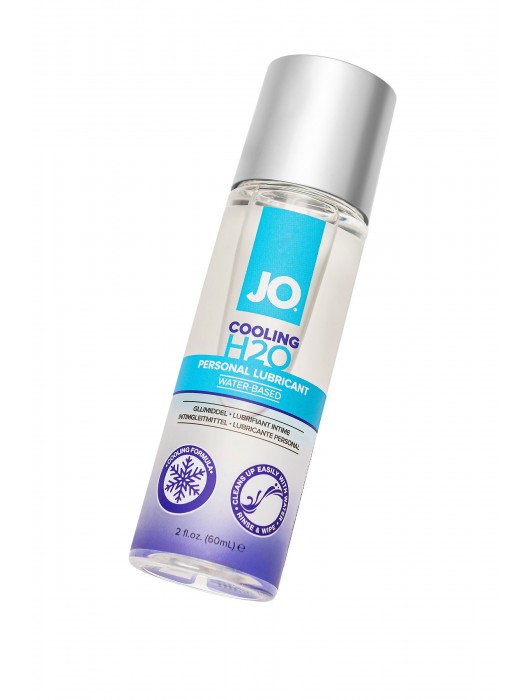 Охлаждающий лубрикант на водной основе JO Personal Lubricant H2O COOLING - 60 мл. - System JO - купить с доставкой в Муроме