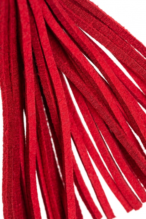 Зажимы на соски «Вилки» с красными кисточками из замши - Pecado - купить с доставкой в Муроме