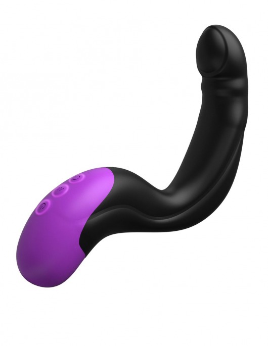 Черно-фиолетовый вибромассажёр простаты Hyper-Pulse P-Spot Massager - Pipedream - в Муроме купить с доставкой