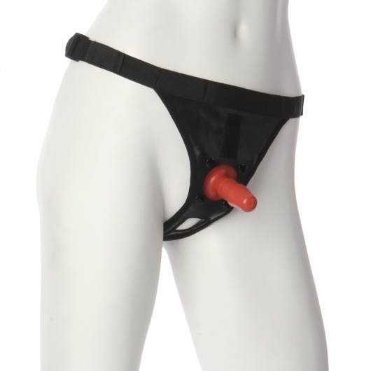 Трусики со штырьком для фиксации насадок Ultra Harness with Plug - Doc Johnson - купить с доставкой в Муроме