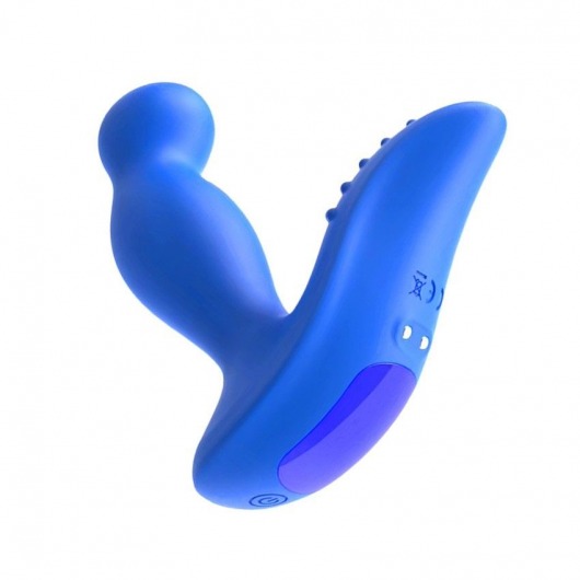 Синий вибромассажер простаты 3,5’’ P-spot Massager - 12,5 см. - Erokay - в Муроме купить с доставкой