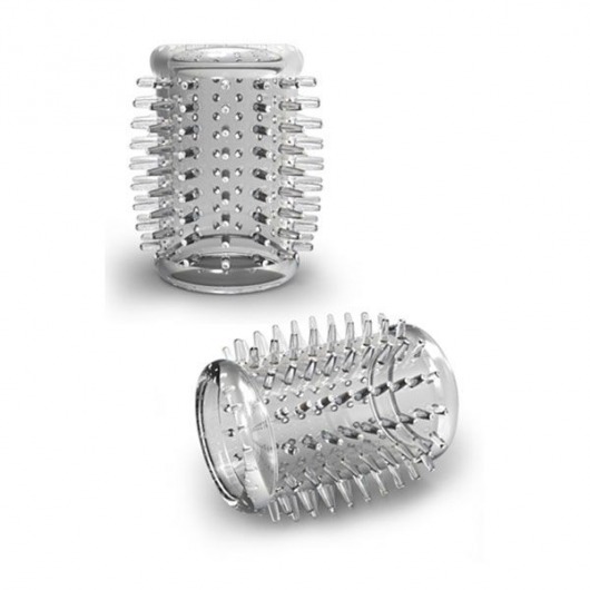 Прозрачная насадка с шипами STAY HARD COCK SLEEVE 01 CLEAR - Blush Novelties - в Муроме купить с доставкой