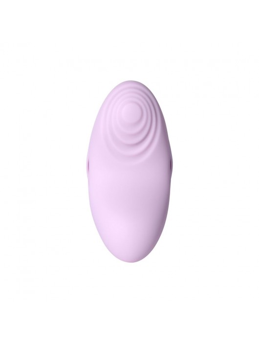 Сиреневый вибромассажёр на пальцы Echo 2 с функцией нагрева - Svakom