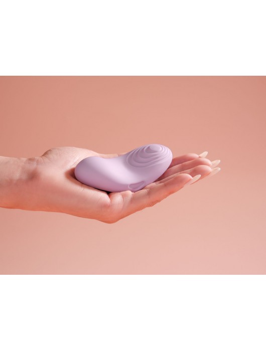 Сиреневый вибромассажёр на пальцы Echo 2 с функцией нагрева - Svakom