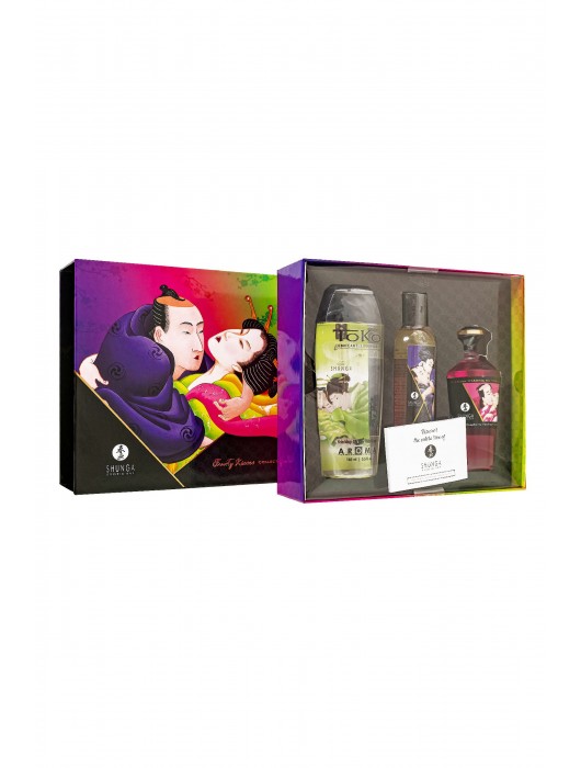 Подарочный набор Fruity Kisses из 3 предметов - Shunga - купить с доставкой в Муроме