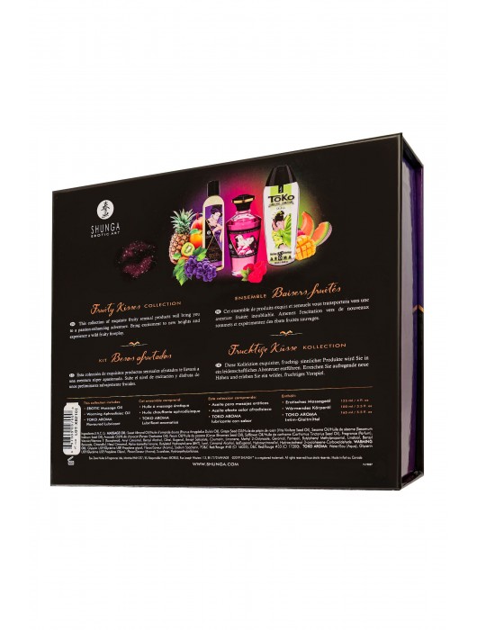 Подарочный набор Fruity Kisses из 3 предметов - Shunga - купить с доставкой в Муроме