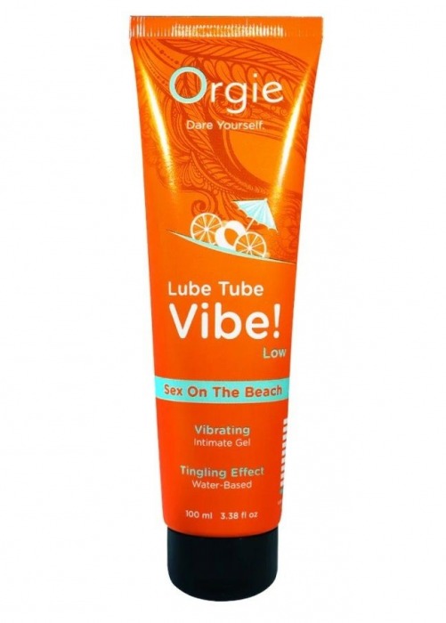 Гель с эффектом вибрации Lube Tube Vibe Low Sex On The Beach - 100 мл. - ORGIE - купить с доставкой в Муроме