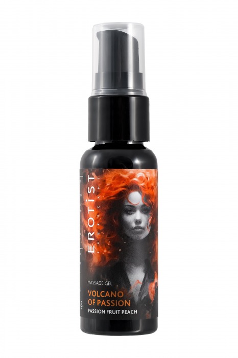 Гель с эффектом вибрации Volcano Of Passion со вкусом персика и маракуйи - 25 мл. - Erotist Lubricants - купить с доставкой в Муроме