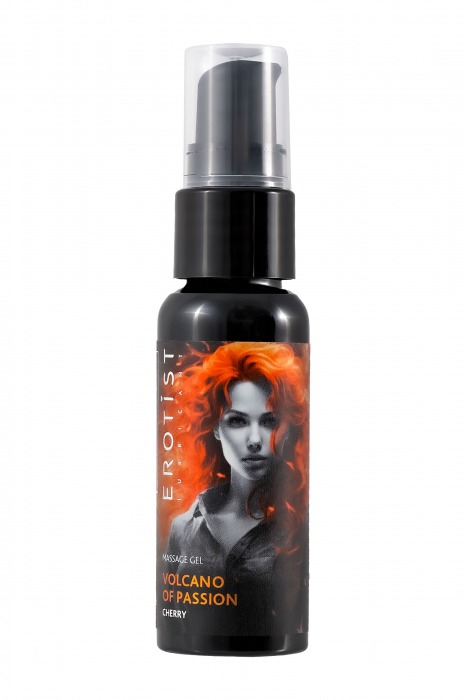 Гель с эффектом вибрации Volcano Of Passion со вкусом вишни - 25 мл. - Erotist Lubricants - купить с доставкой в Муроме