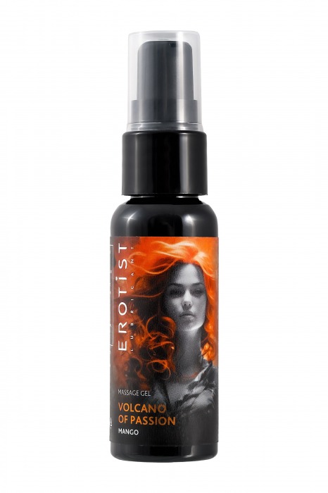 Гель с эффектом вибрации Volcano Of Passion со вкусом манго - 25 мл. - Erotist Lubricants - купить с доставкой в Муроме