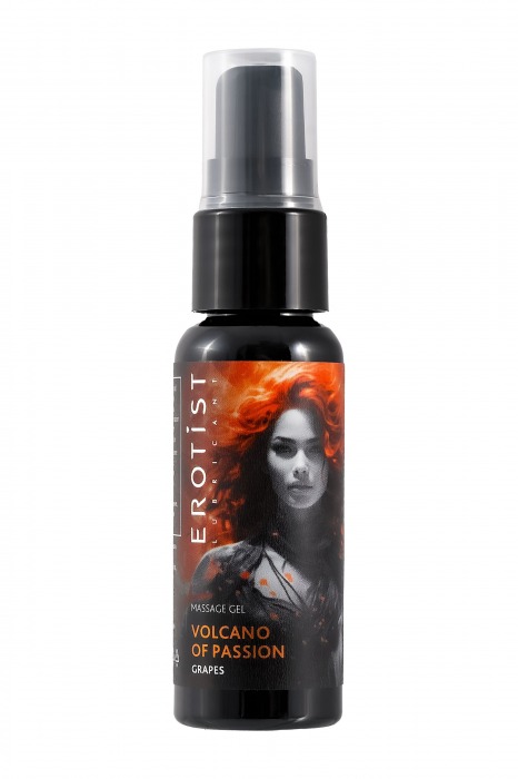 Гель с эффектом вибрации Volcano Of Passion со вкусом винограда - 25 мл. - Erotist Lubricants - купить с доставкой в Муроме