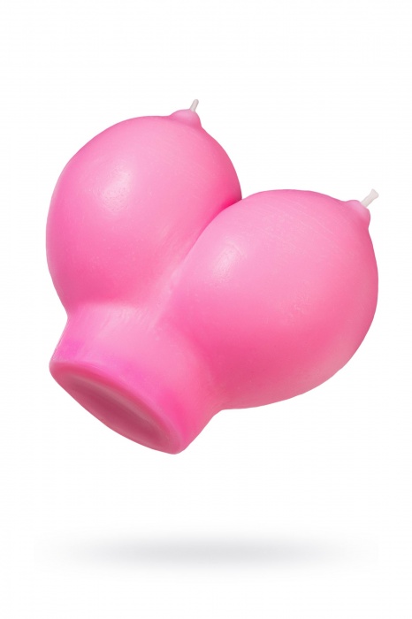 Розовая свеча «Сиськи» - 150 гр. - Pecado - купить с доставкой в Муроме