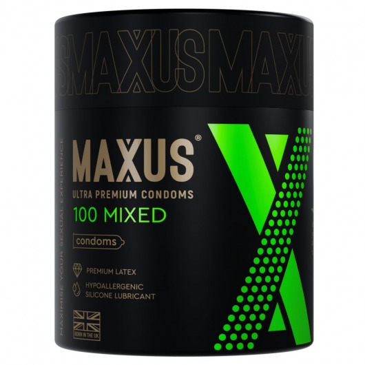 Презервативы MAXUS Mixed - 100 шт. - Maxus - купить с доставкой в Муроме