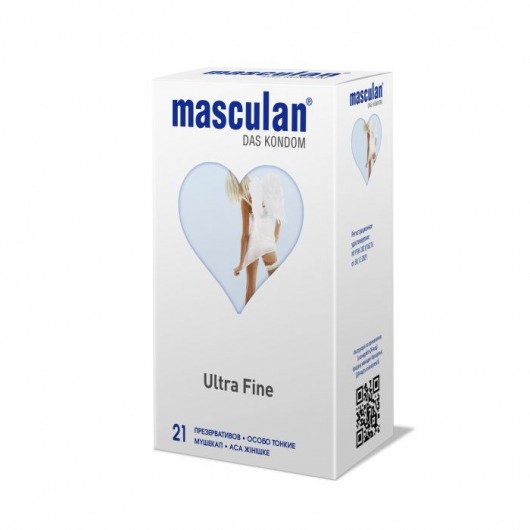 Особо тонкие презервативы Masculan Ultra Fine - 21 шт. - Masculan - купить с доставкой в Муроме