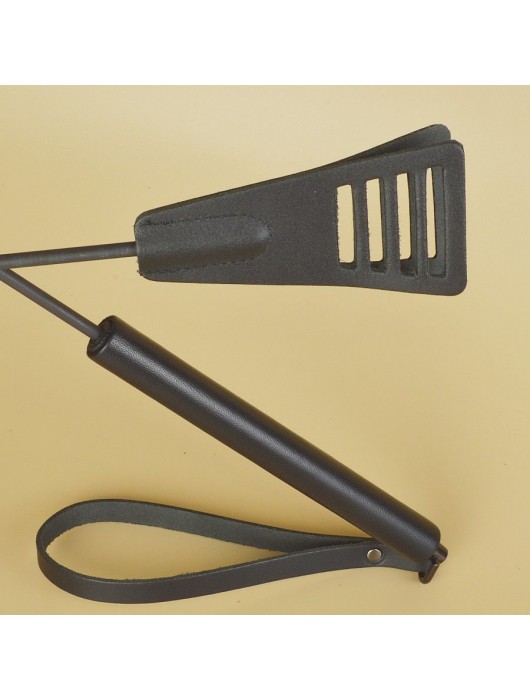 Черный кожаный стек «Сириус» - 60 см. - Sitabella - купить с доставкой в Муроме