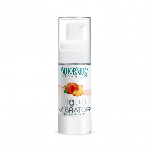 Жидкий вибратор со вкусом персика Amoreane Peach - 30 мл. - Amoreane - купить с доставкой в Муроме