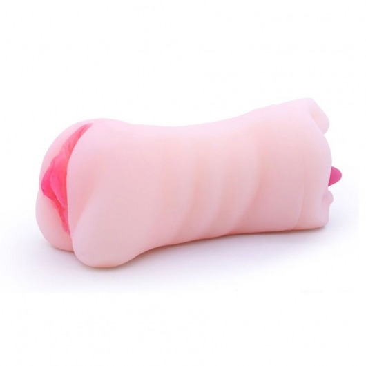 Телесный двусторонний мастурбатор - вагина и ротик - Boys of Toys - в Муроме купить с доставкой