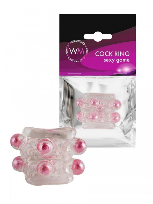 Прозрачная насадка на пенис с цветными шариками - Erowoman-Eroman - в Муроме купить с доставкой