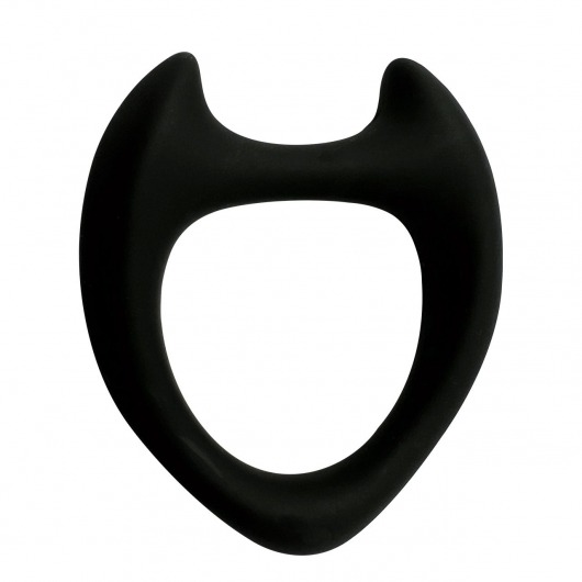 Черное эрекционное кольцо с рожками Wooomy Toro M - Adrien Lastic - в Муроме купить с доставкой