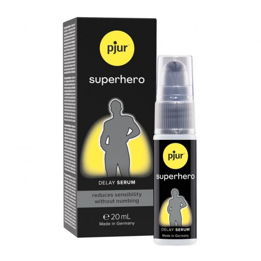 Пролонгатор-сыворотка pjur Superhero Delay Serum - 20 мл. - Pjur - купить с доставкой в Муроме