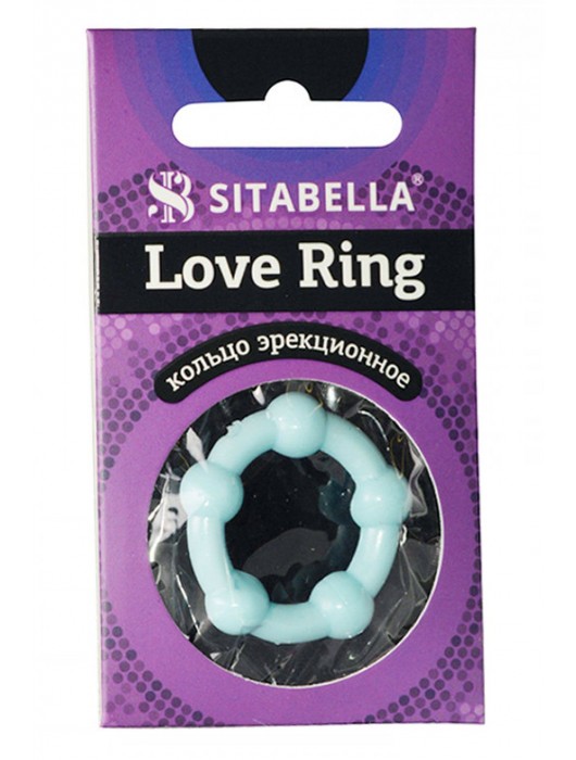 Цветное эрекционное кольцо Love Ring с бусинами - Sitabella - в Муроме купить с доставкой