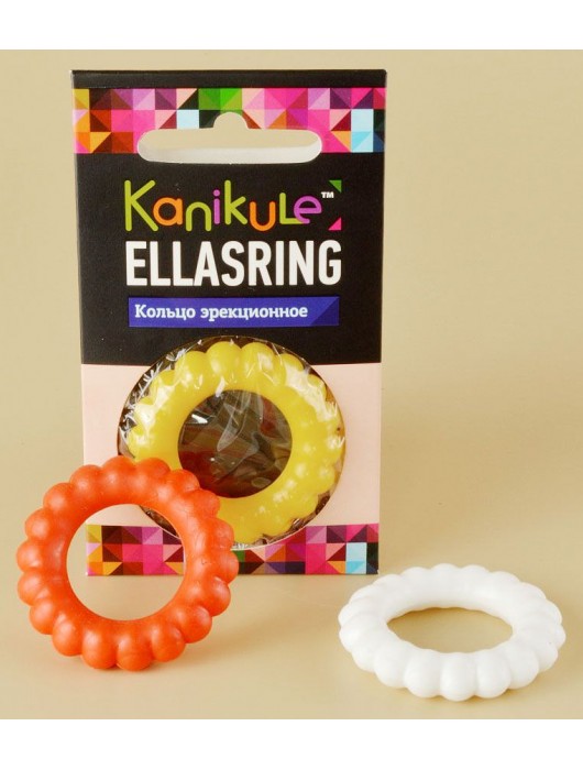 Цветное рельефное эрекционное кольцо Ellasring - Sitabella - в Муроме купить с доставкой