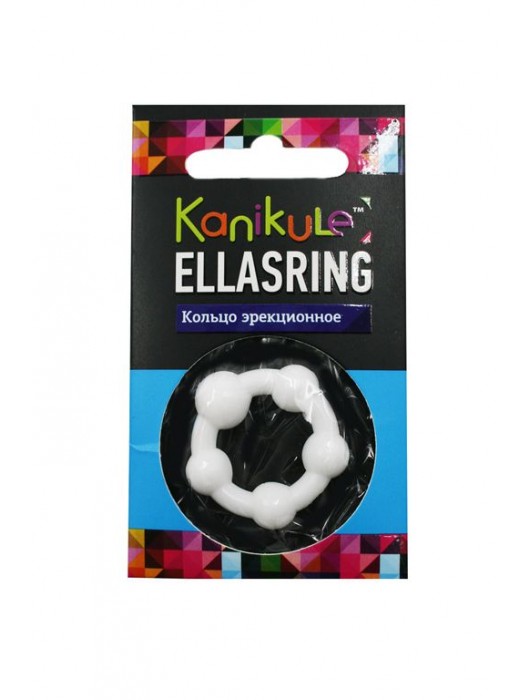 Цветное эрекционное кольцо с шариками Ellasring - Sitabella - в Муроме купить с доставкой