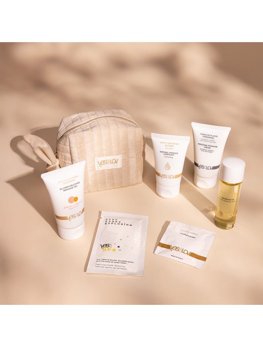 Набор YESforLOV La Trousse Enchantée в бежевой косметичке - YESforLOV - купить с доставкой в Муроме