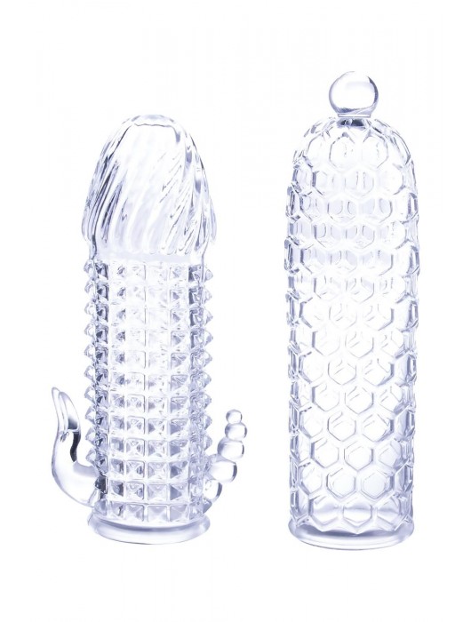 Набор из 2 прозрачных насадок на член Seductive Tickler Sleeves Set - NMC - в Муроме купить с доставкой