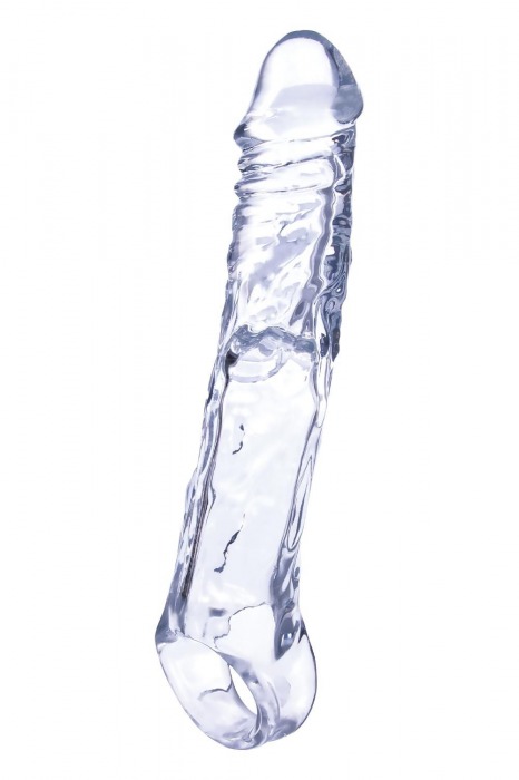 Прозрачная насадка-удлинитель Length Enhancer с подхватом - 22,3 см. - NMC - в Муроме купить с доставкой