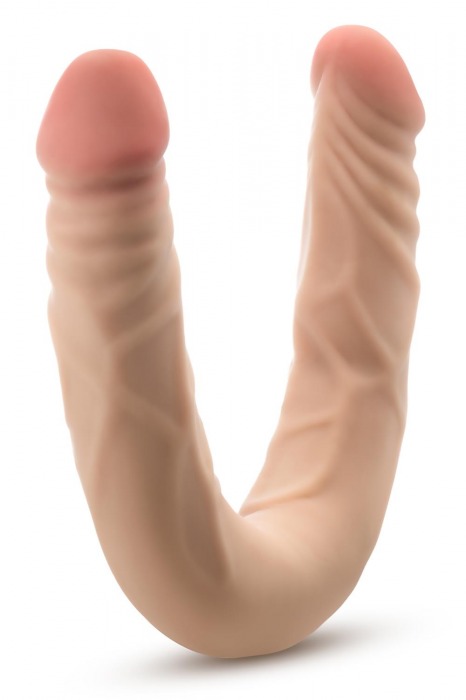 Телесный двусторонний фаллоимитатор 14 Inch Double Dong - 35,6 см. - Blush Novelties