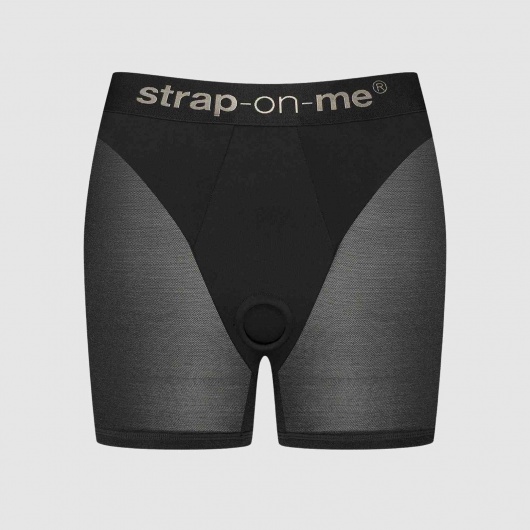 Трусики-шорты для фиксации насадок Strap-on-me Harness Lingerie Halo - size XS - Strap-on-me - купить с доставкой в Муроме