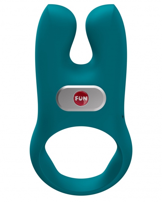 Зеленое эрекционное виброкольцо Nos - Fun Factory - в Муроме купить с доставкой