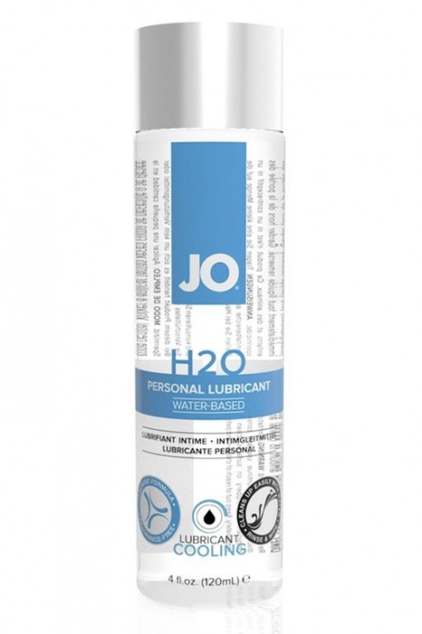 Охлаждающий лубрикант на водной основе JO Personal Lubricant H2O COOLING - 120 мл. - System JO - купить с доставкой в Муроме