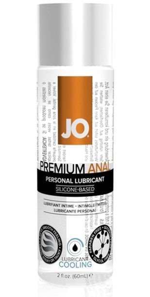 Анальный охлаждающий лубрикант на силиконовой основе JO PREMIUM ANAL COOLING - 60 мл. - System JO - купить с доставкой в Муроме