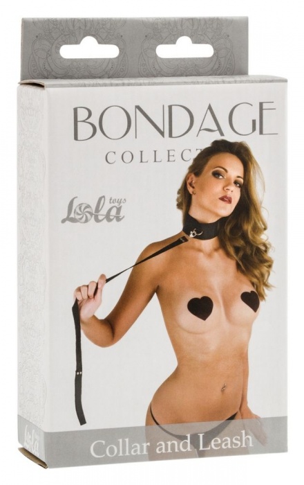 Ошейник Bondage Collection Collar and Leash One Size - Lola Games - купить с доставкой в Муроме